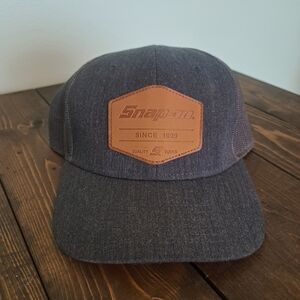 Snap-on Gray and Brown Men's Hat